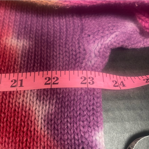 BEAUTIFUL NSF ANABELLE CREWNECK TIE DYE DISTRESSED OVERSIZED SWEATER MED $398! - Picture 13 of 16